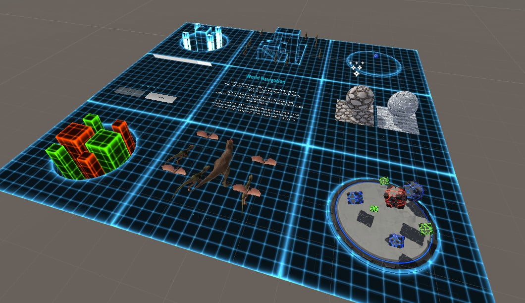 Holographic tech screenshot