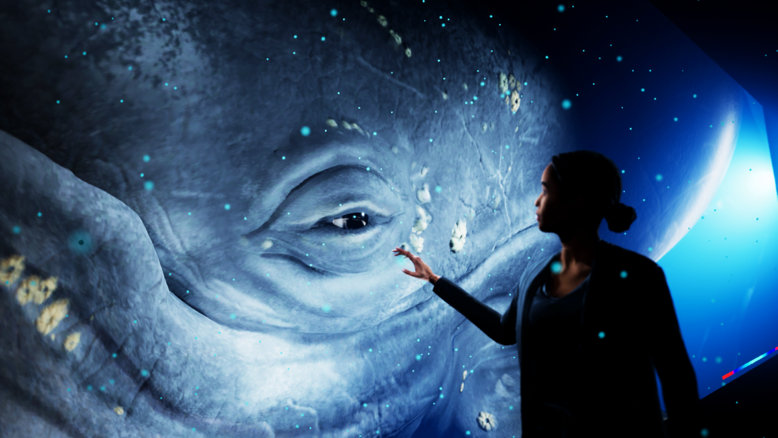 Hologram tunnel display