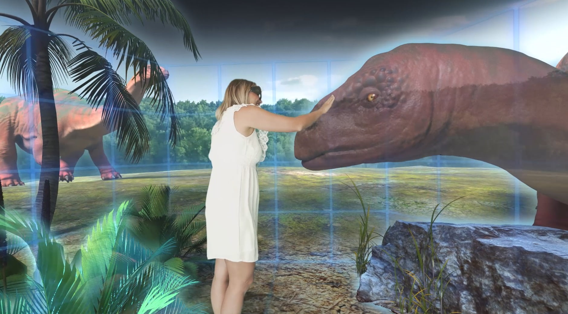 Dinosaur learning hologram