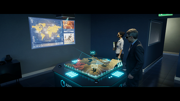 Military hologram table